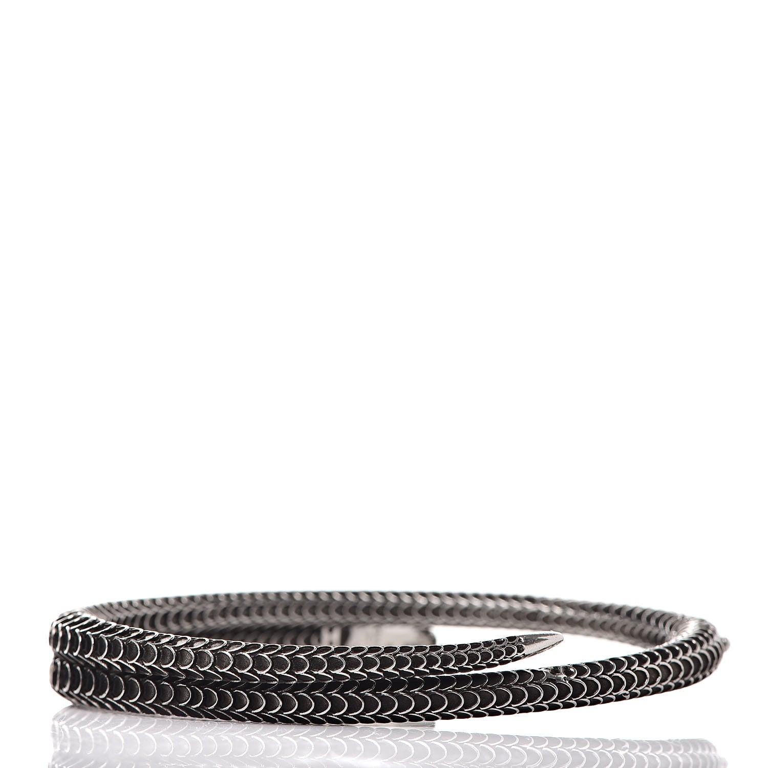 Gucci Sterling Silver Garden Snake Bracelet 3 of 5