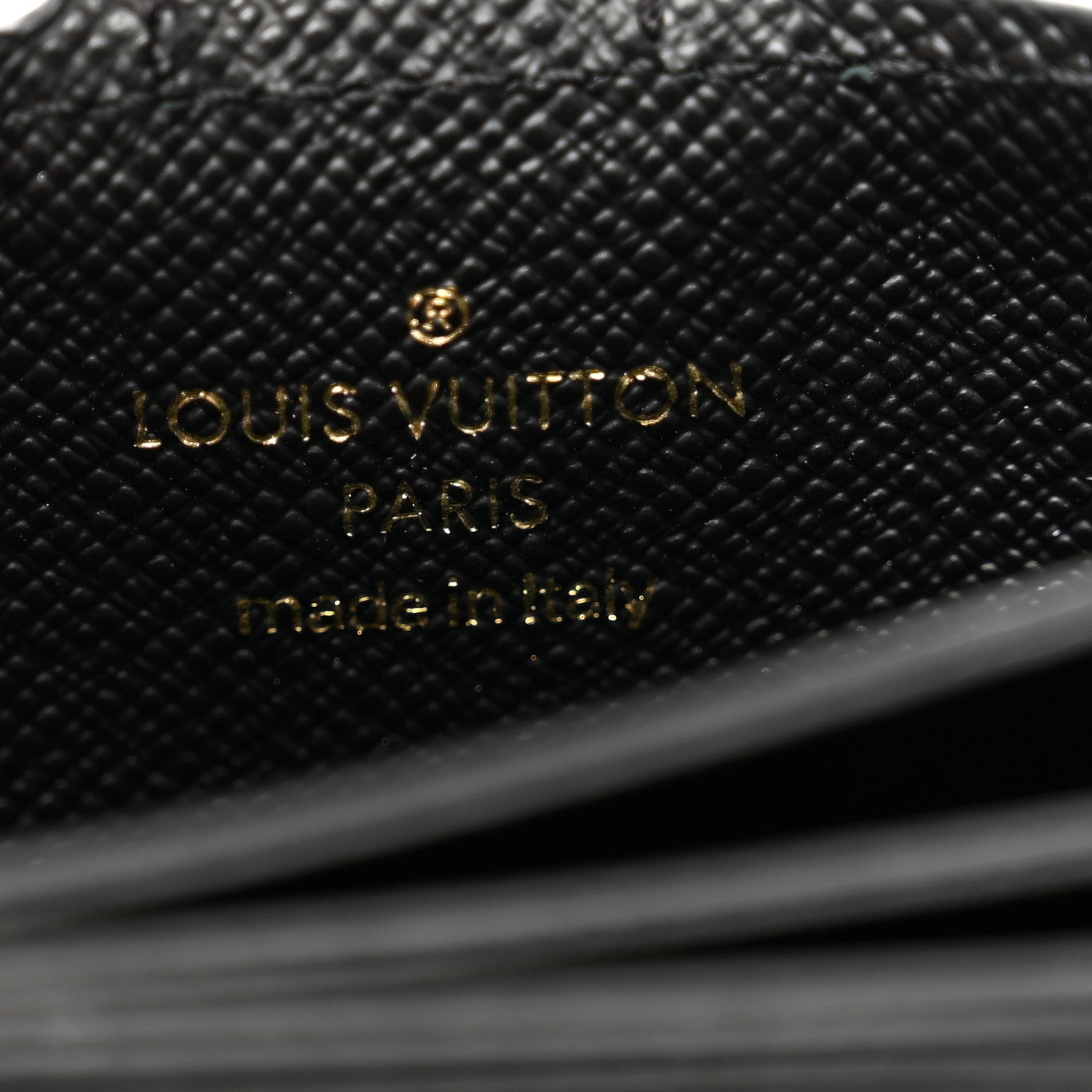 Louis Vuitton Monogram Gusset Card Holder Black 6 of 8