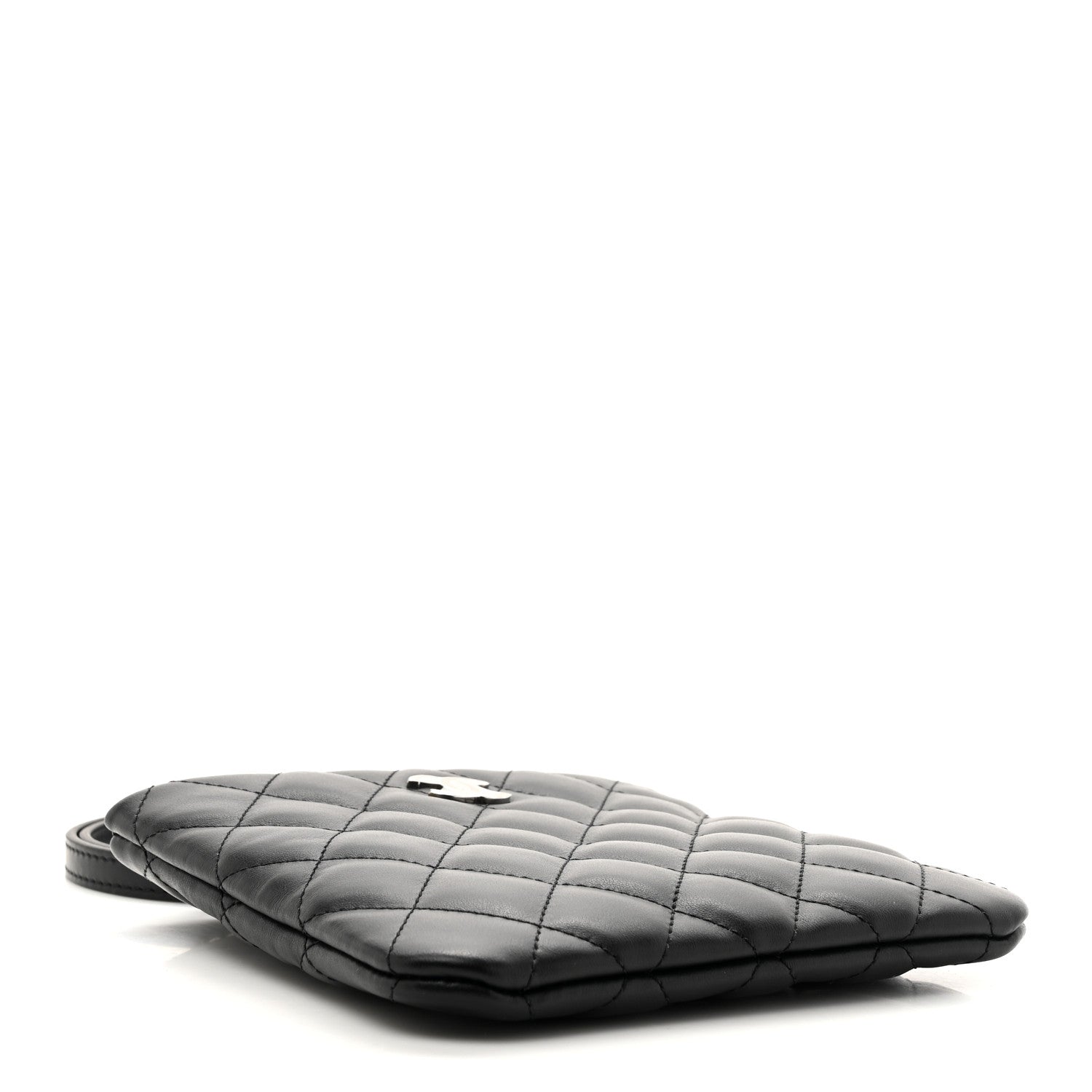 Chanel Lambskin Quilted Crossbody Bag Black 4 of 11