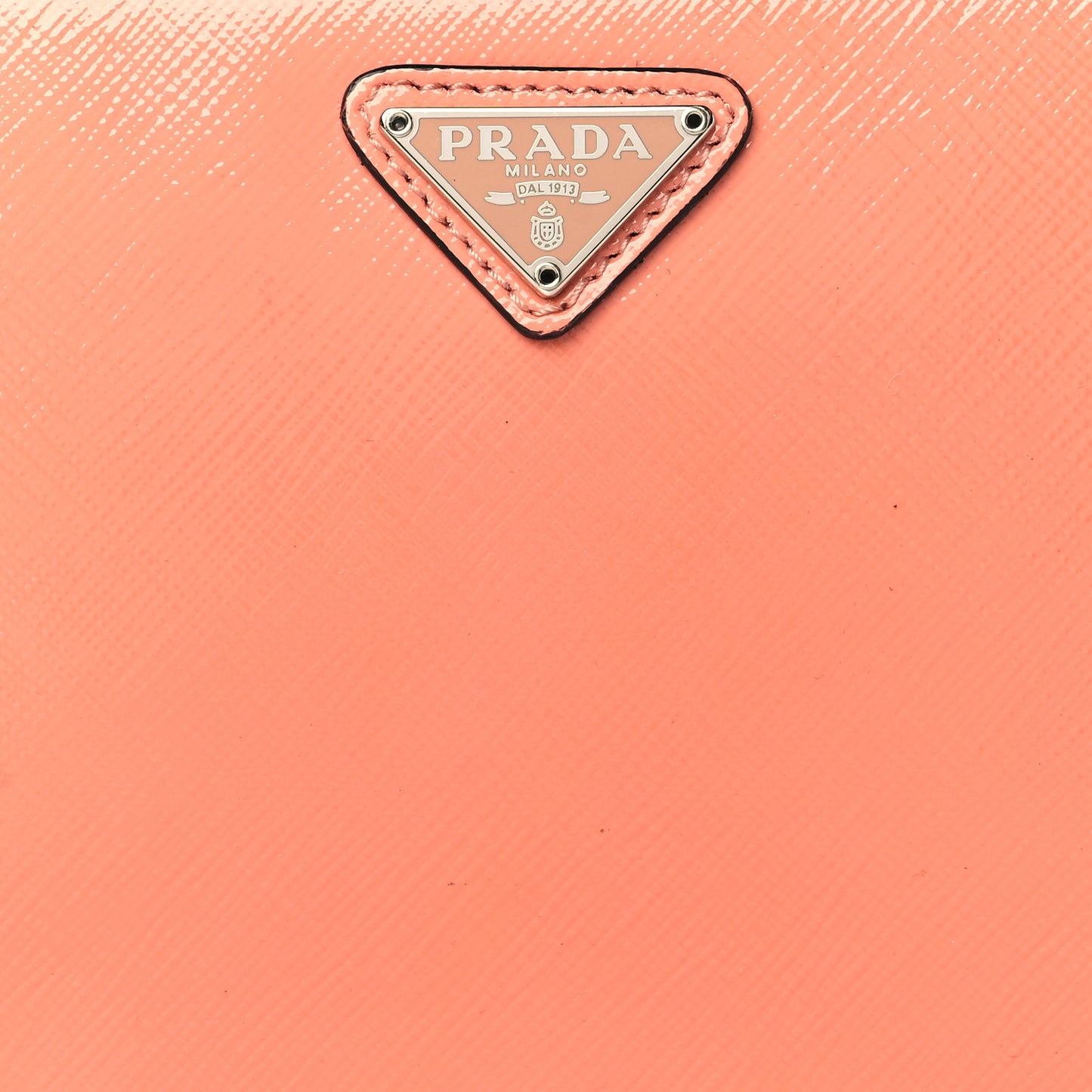 Saffiano Vernice Chain Crossbody Bag Albicocca