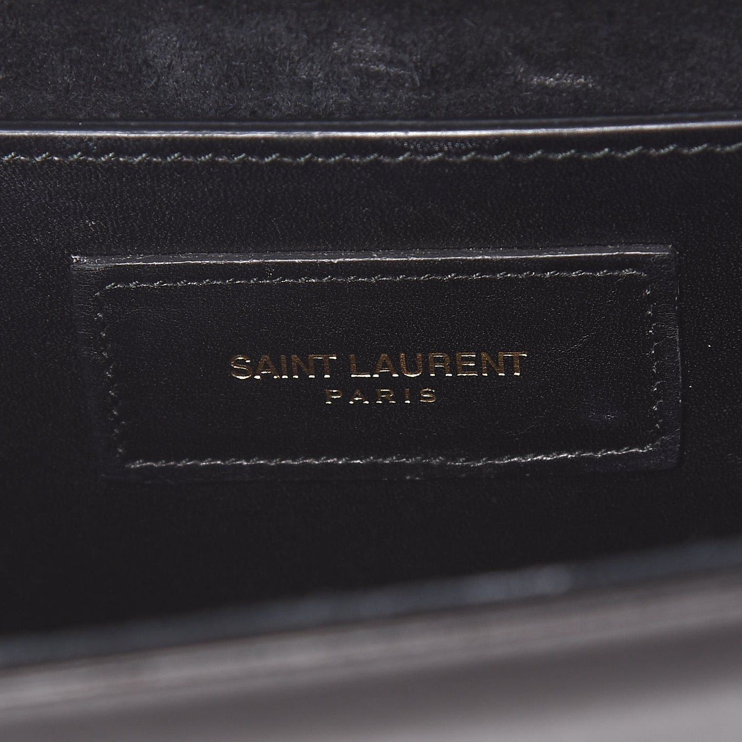 Calfskin Small Classic Monogram Kate Tassel Satchel Black