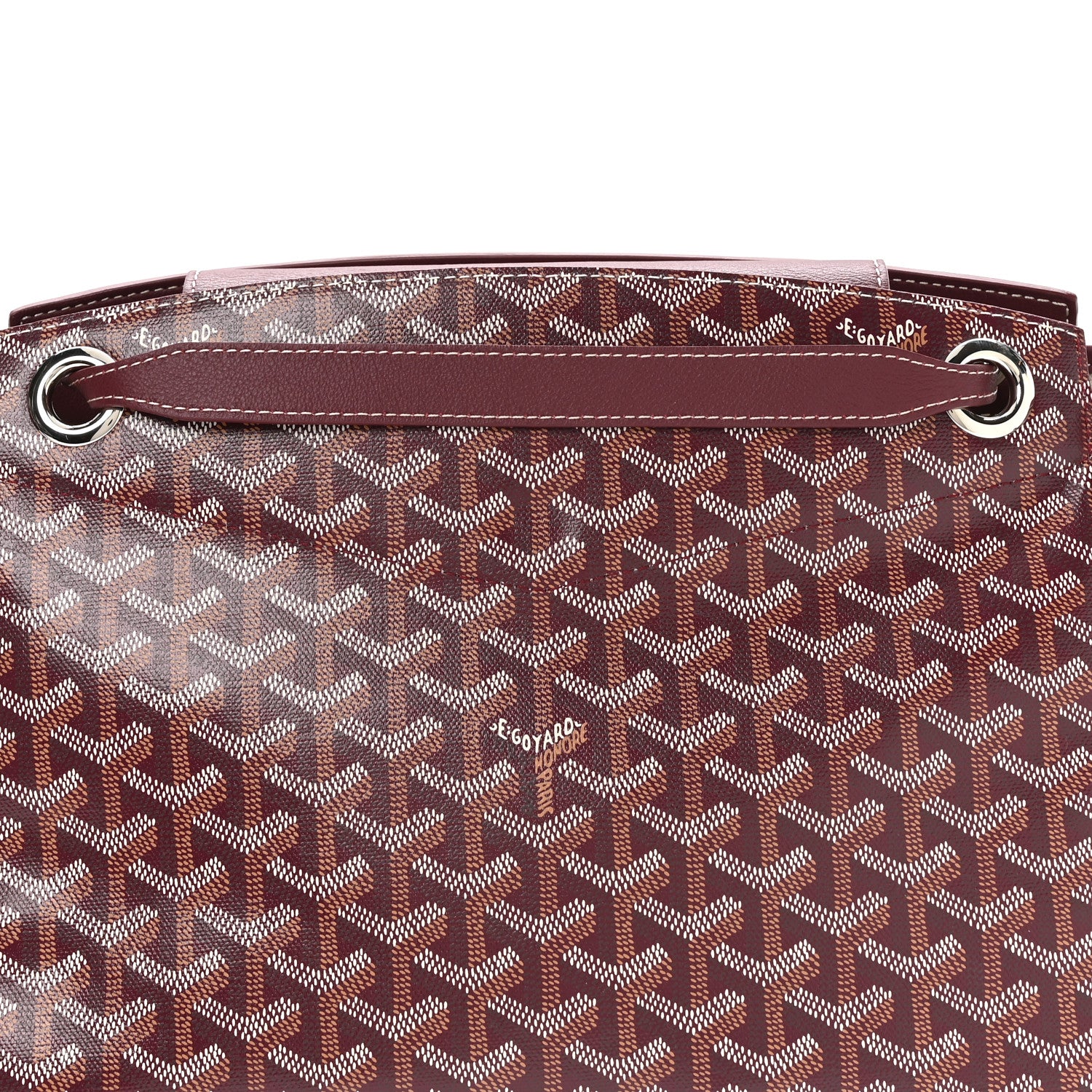 Goyard Goyardine Rouette PM Burgundy 7 of 9