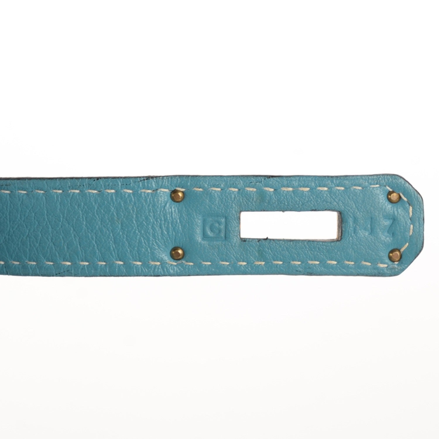 Hermes Taurillon Clemence Kelly Retourne 32 Blue Jean 12 of 20
