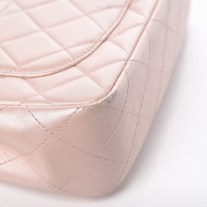 Chanel Metallic Lambskin Quilted Extra Mini Flap Light Pink 11 of 14
