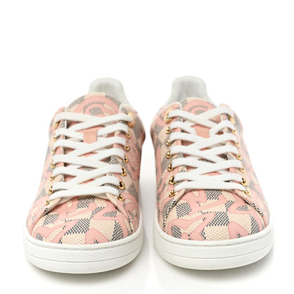 Louis Vuitton Damier Azur Tahitienne Bora Bora Sneakers 36 Rose Ballerine 2 of 10