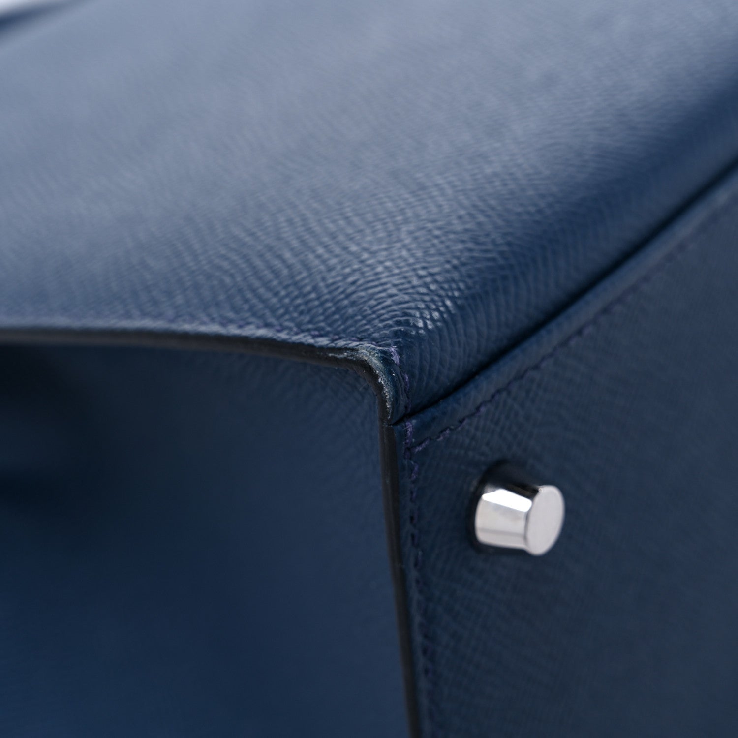 Hermes Epsom Kelly Sellier 28 Bleu De Malte 10 of 17