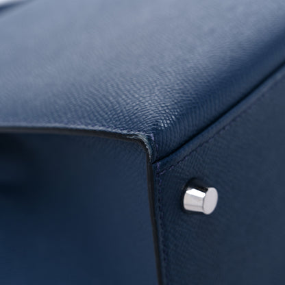 Hermes Epsom Kelly Sellier 28 Bleu De Malte 10 of 17
