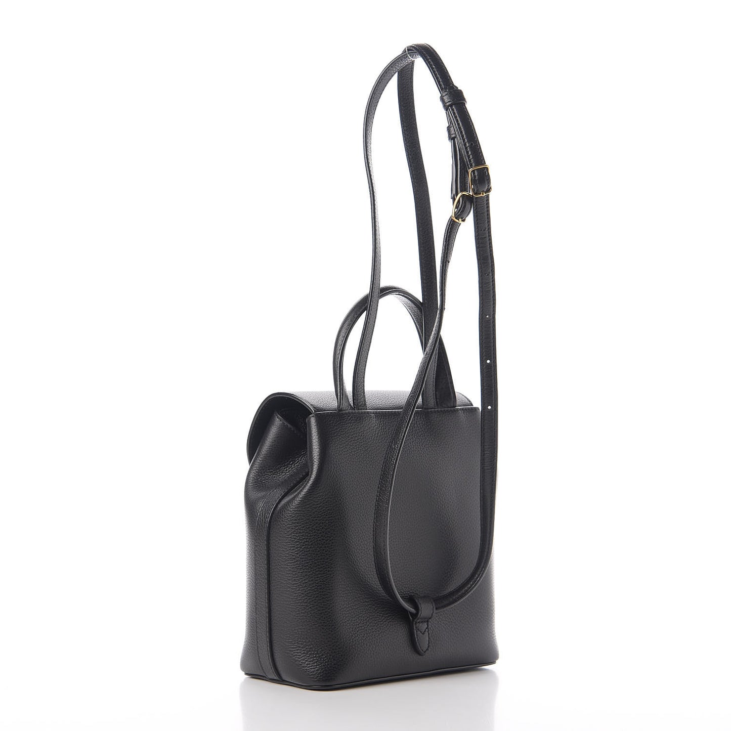 Classic Grain Calfskin Mini Bayswater Backpack Black