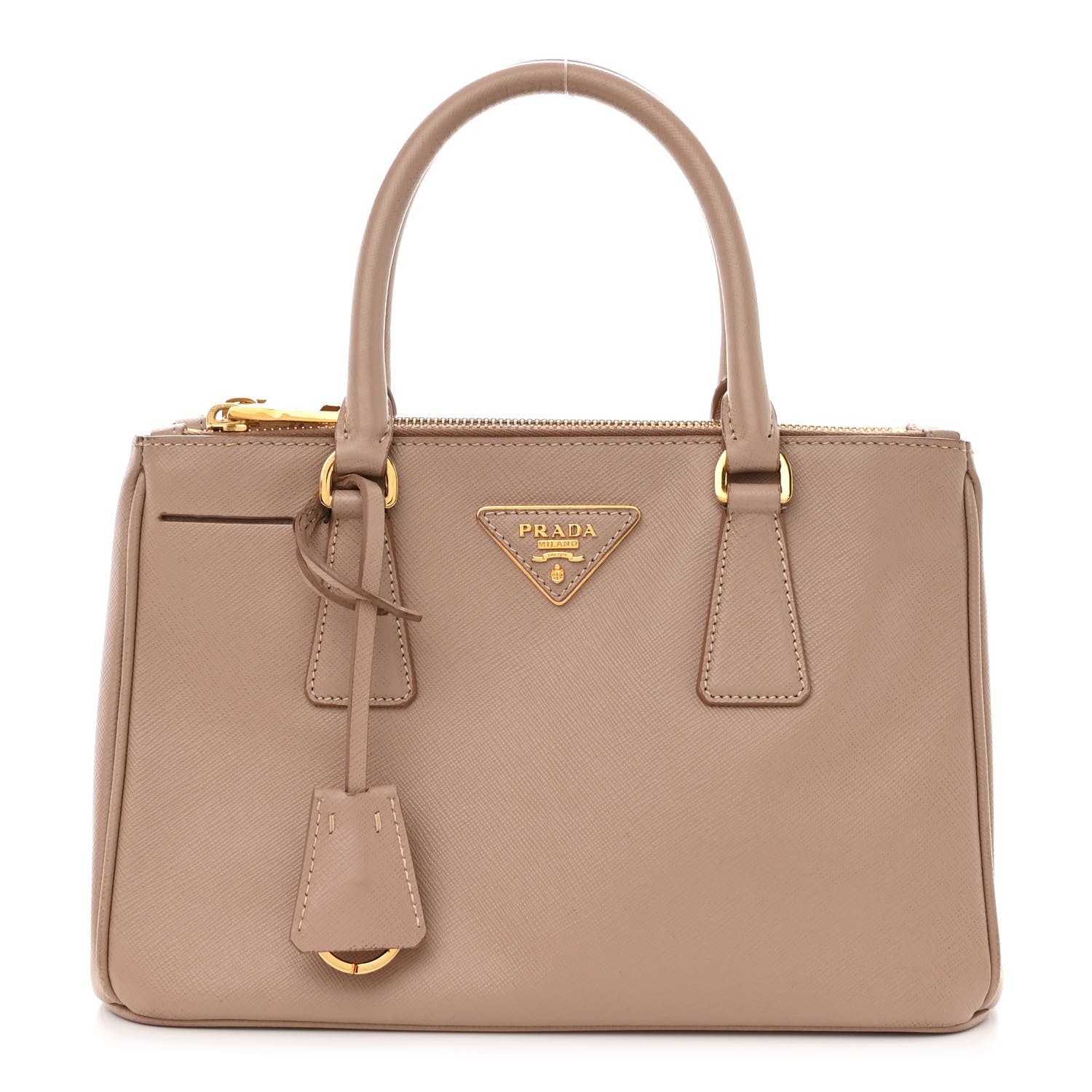 Prada Saffiano Mini Galleria Double Zip Tote Cammeo 1 of 16