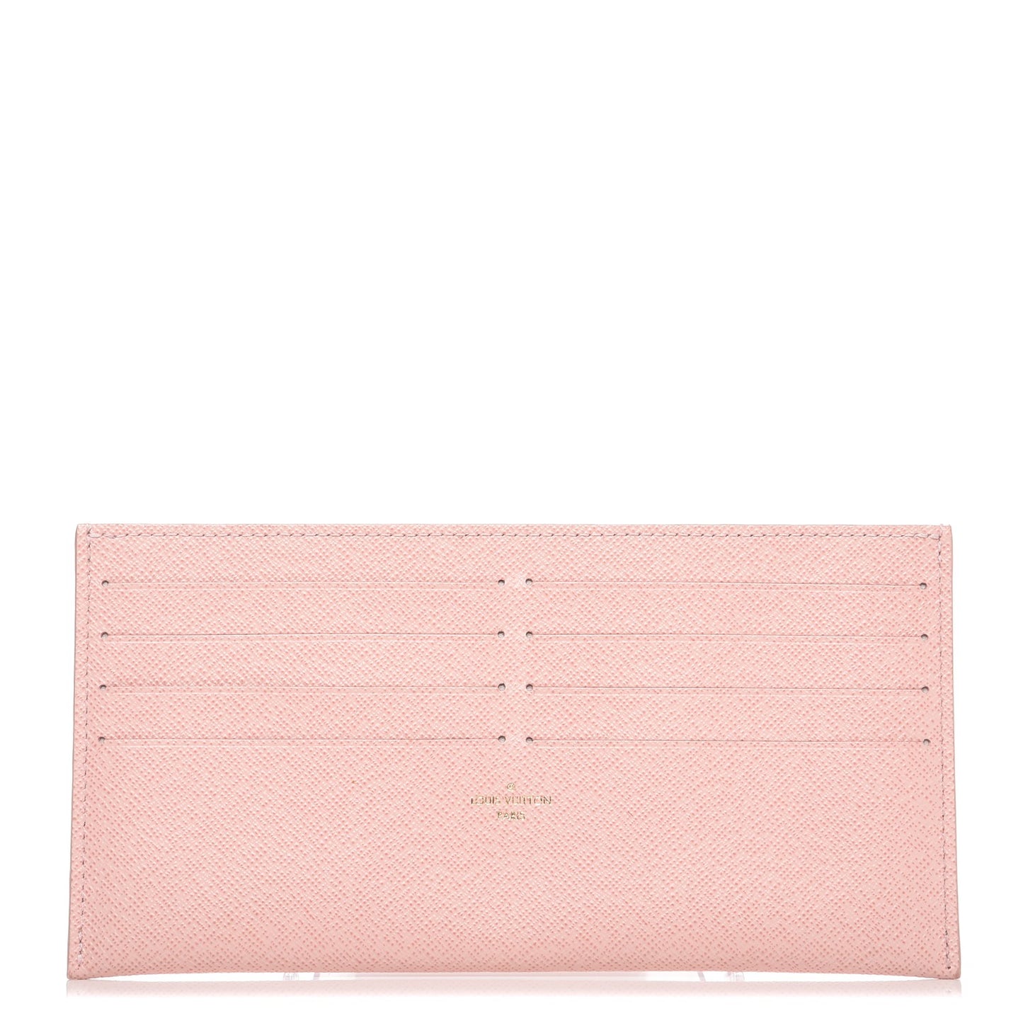 Calfskin Felicie Card Holder Insert Rose Ballerine