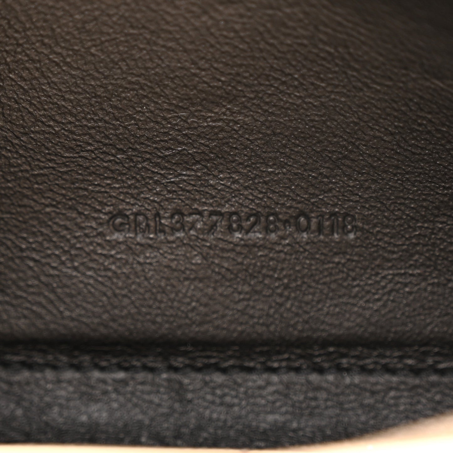 Grain De Poudre Matelasse Chevron Monogram Chain Wallet Nude Powder