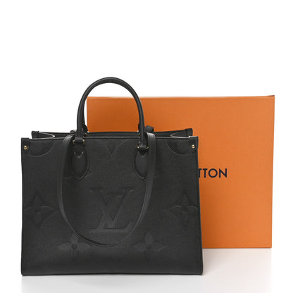 Louis Vuitton Empreinte Monogram Giant Onthego MM Black 10 of 10