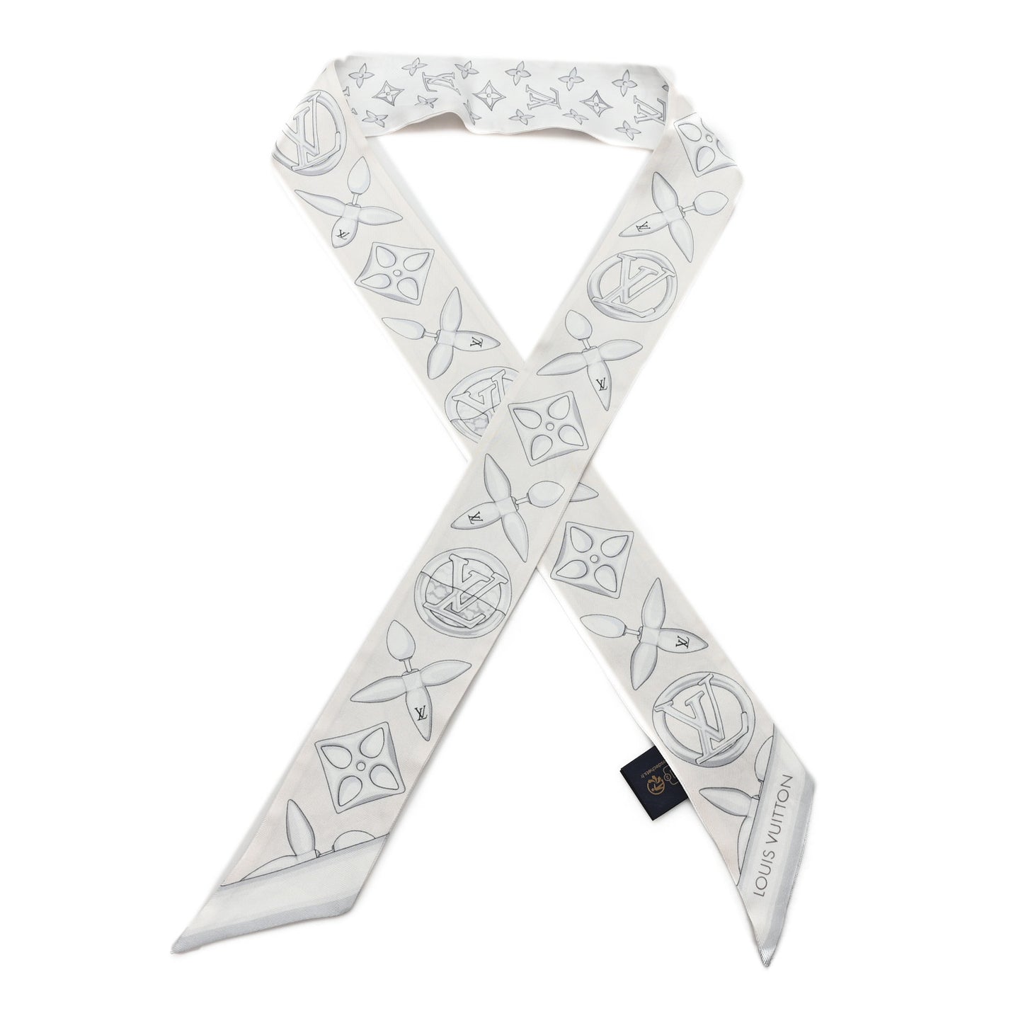 Silk Louisette BB Bandeau Silver