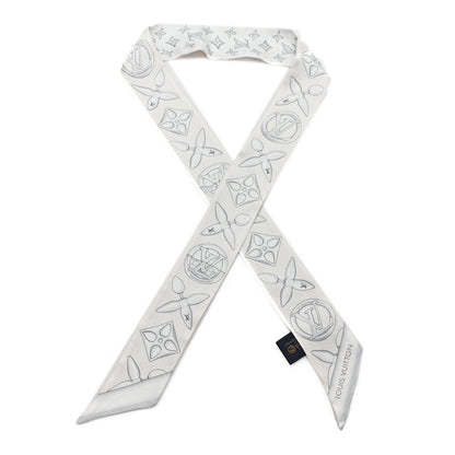 Louis Vuitton Silk Louisette BB Bandeau Silver 1 of 4