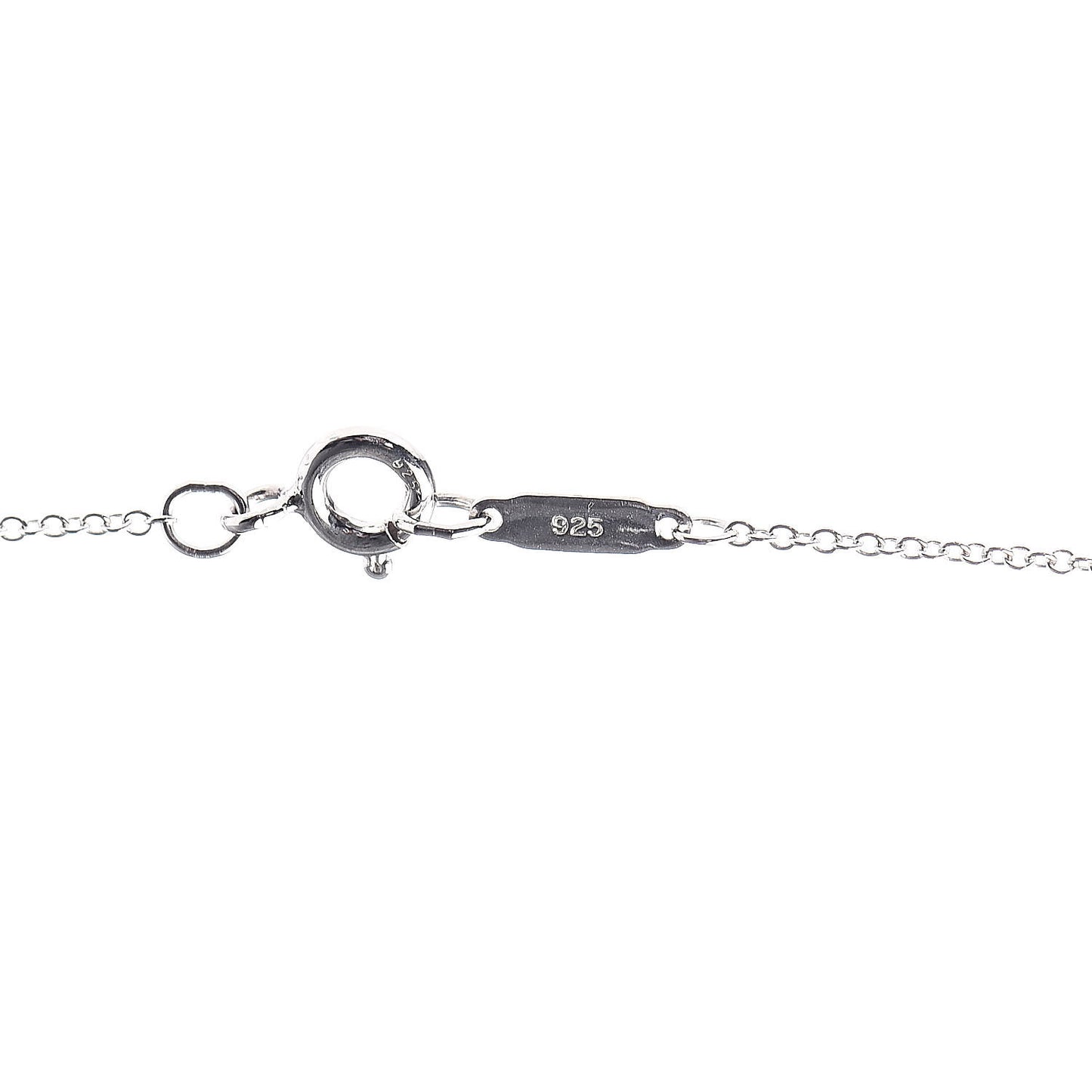 Sterling Silver Folded Heart Pendant Necklace