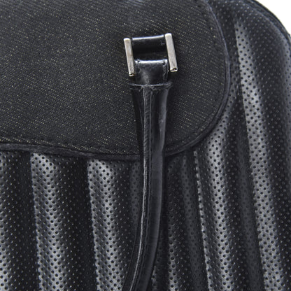 Christian Dior Denim Perforated Trailer Trash Tote Black 18 of 18