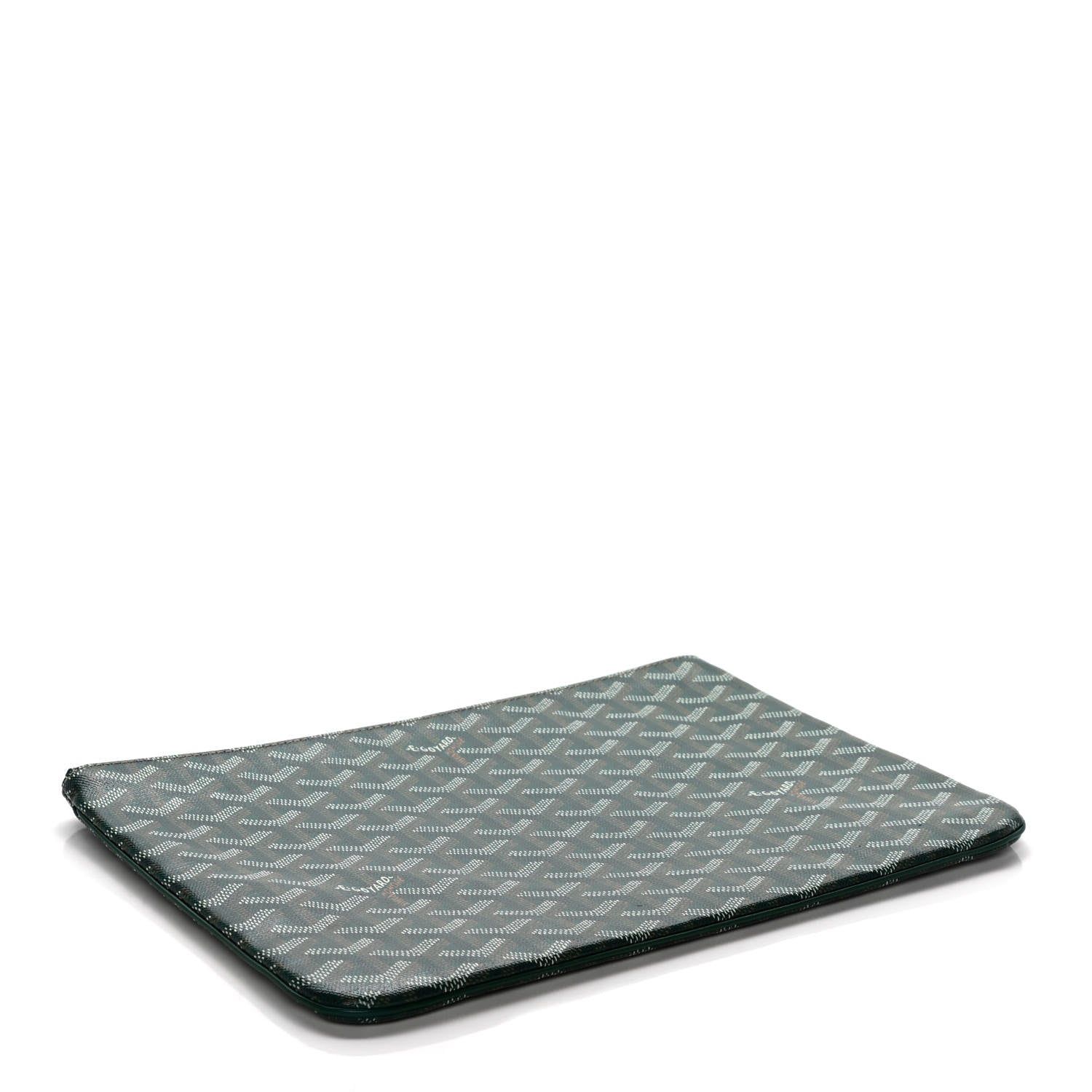 Goyard Goyardine Senat Pochette MM Green 4 of 11