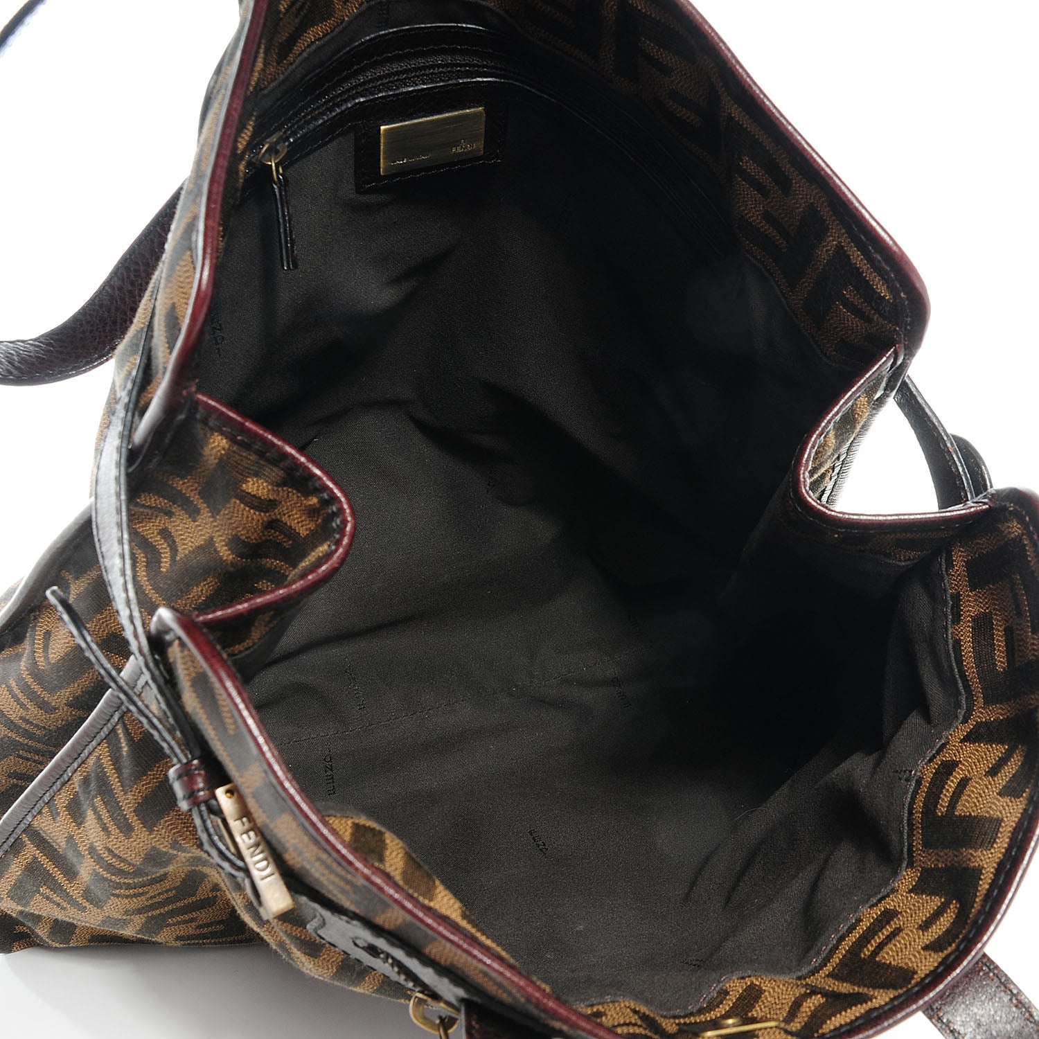 Fendi Zucca Shopper Tote Tobacco 6 of 10