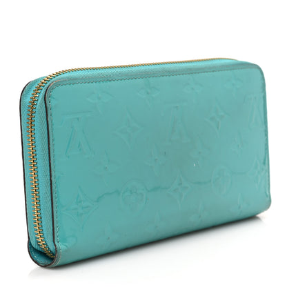 Louis Vuitton Vernis Zippy Wallet Bleu Lagon 3 of 9