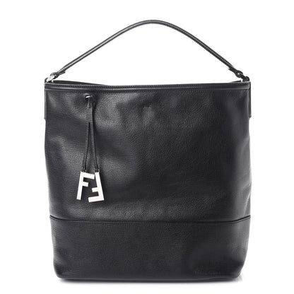 Fendi Calfskin 2Jours Bucket Bag Black 1 of 7