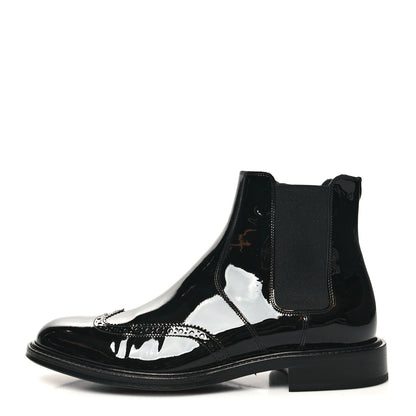 Saint Laurent Calfskin Army 20 Mens Chelsea Boots 42.5 Black 1 of 9