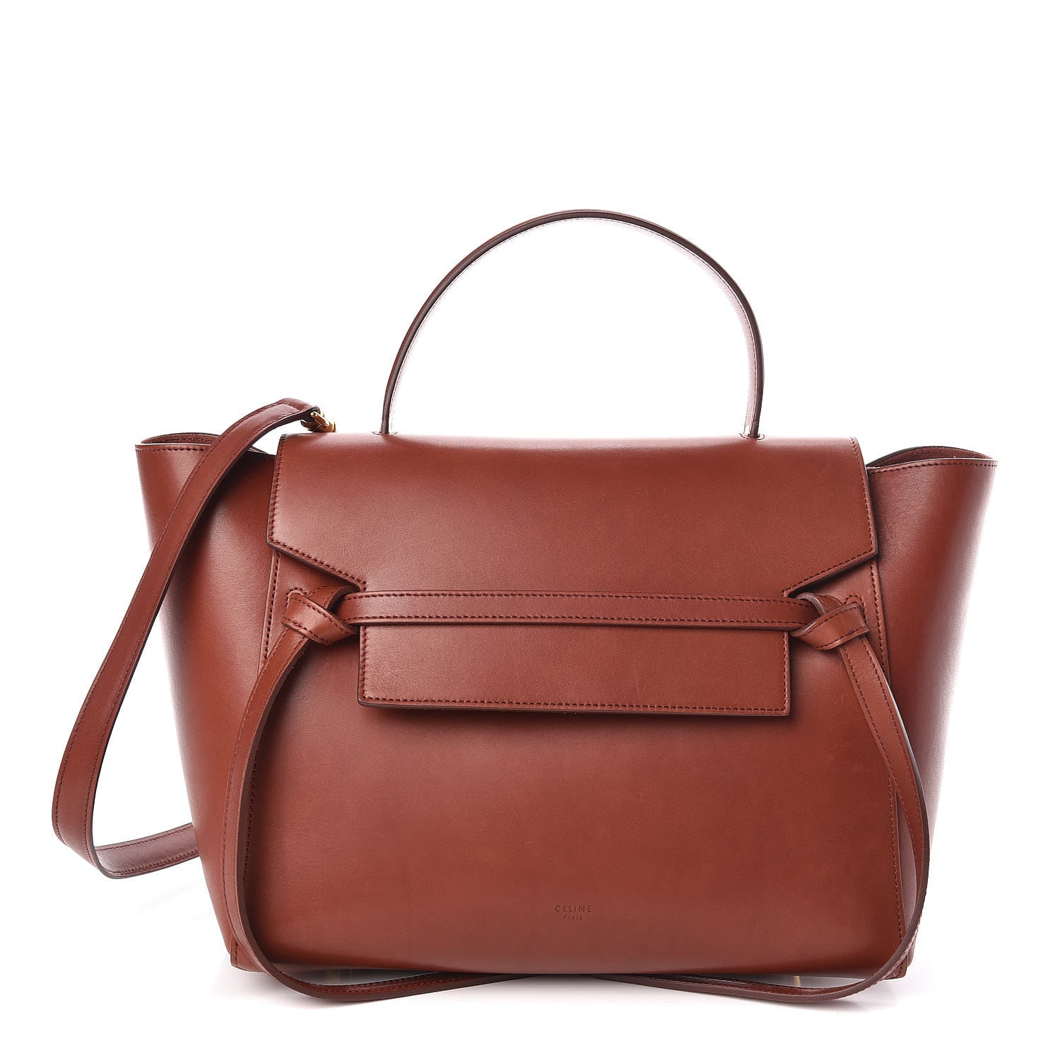Celine Natural Calfskin Mini Belt Bag Teck 1 of 13