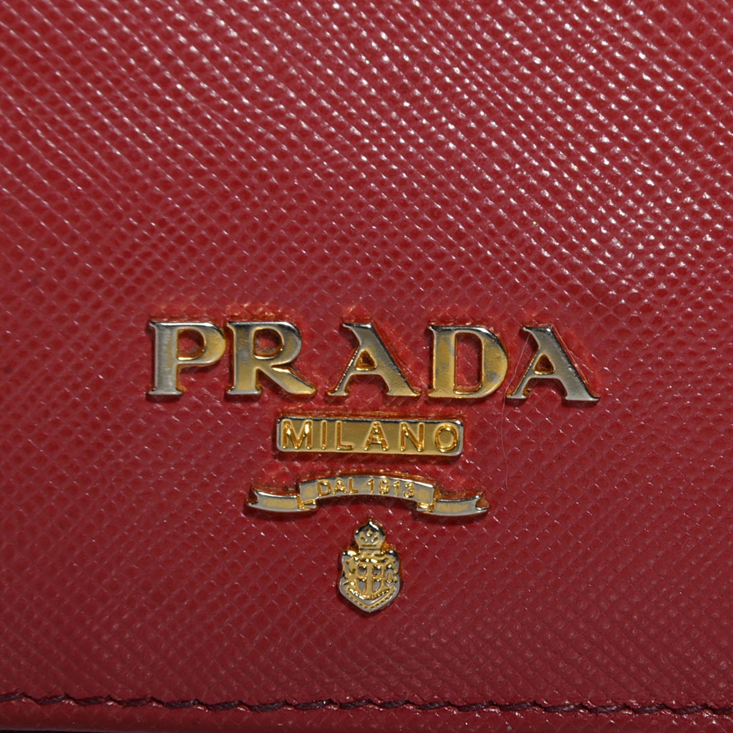 Saffiano Metal Wallet Rubino