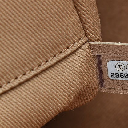 Chanel Straw Raffia Calfskin Striped Small Deauville Tote Beige 7 of 11