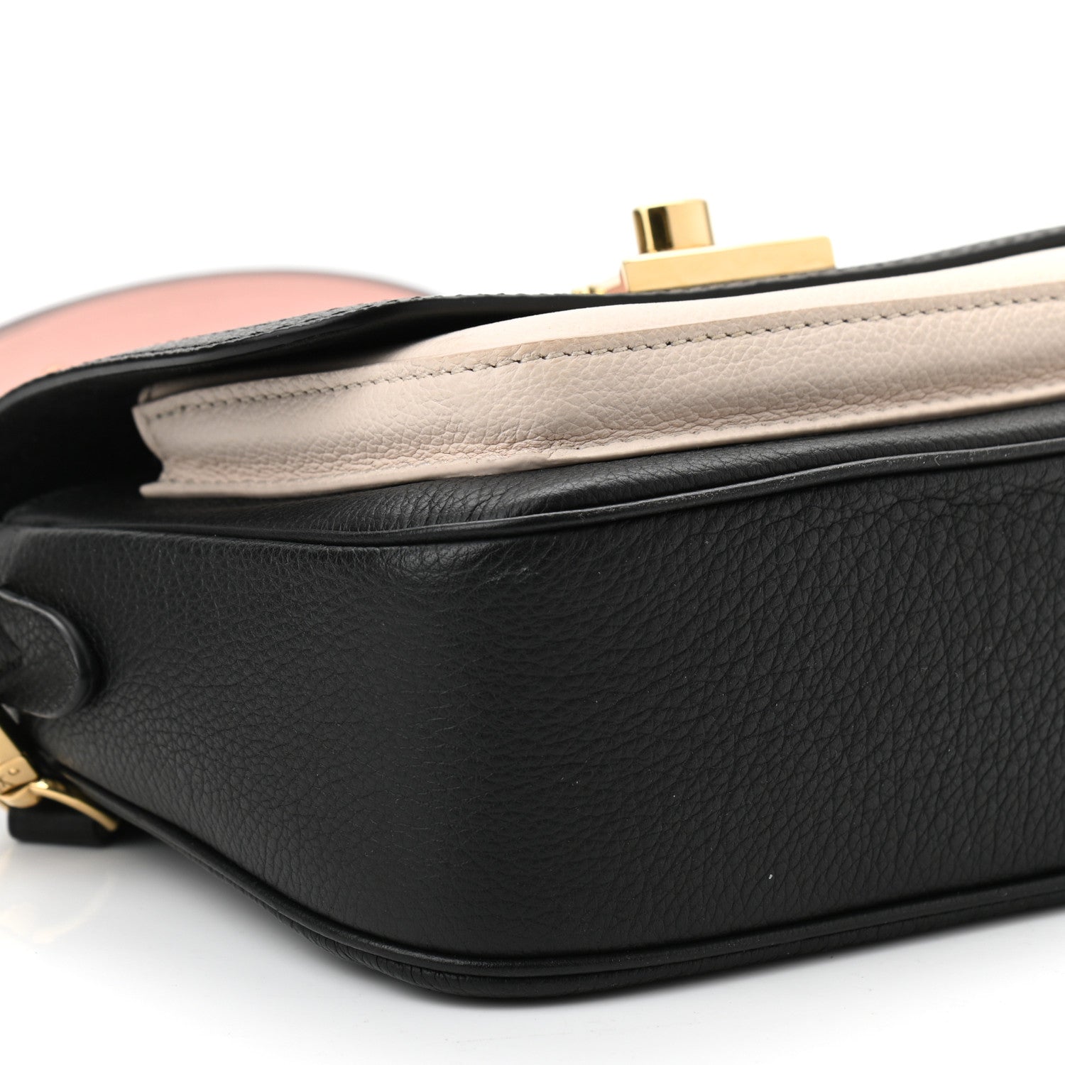 Louis Vuitton Grained Calfskin Lockme Tender Black 8 of 9