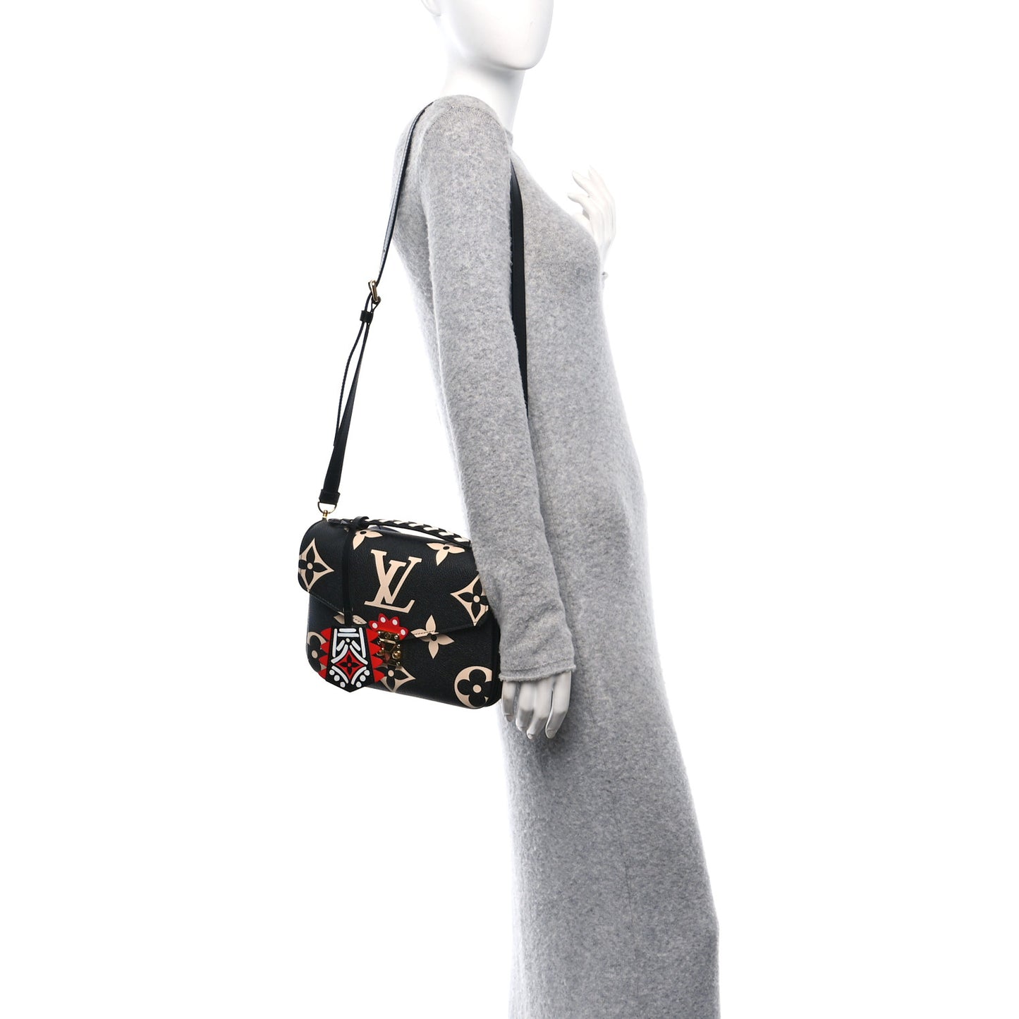 Empreinte Monogram Giant Crafty Pochette Metis Black Creme