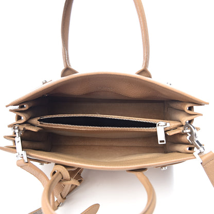 Saint Laurent Grained Calfskin Baby Sac De Jour Souple Dark Beige 5 of 12