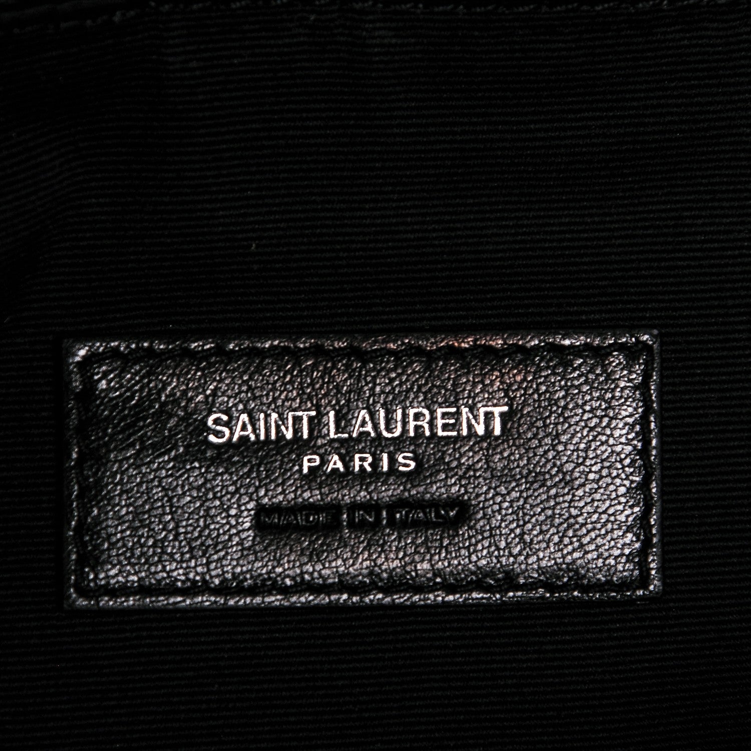 Saint Laurent Calfskin Y Quilted Monogram Loulou Shoulder Bag Black 8 of 8