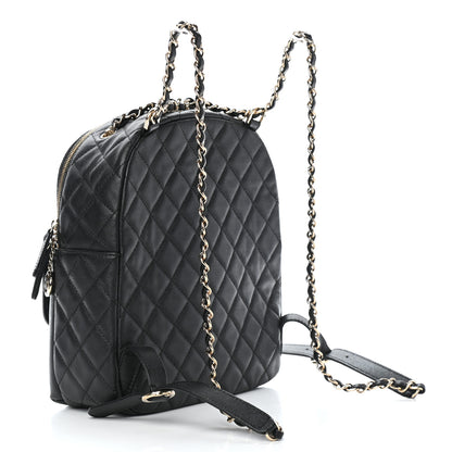 Chanel Caviar Quilted Medium Zip Around Backpack Black 3 of 9