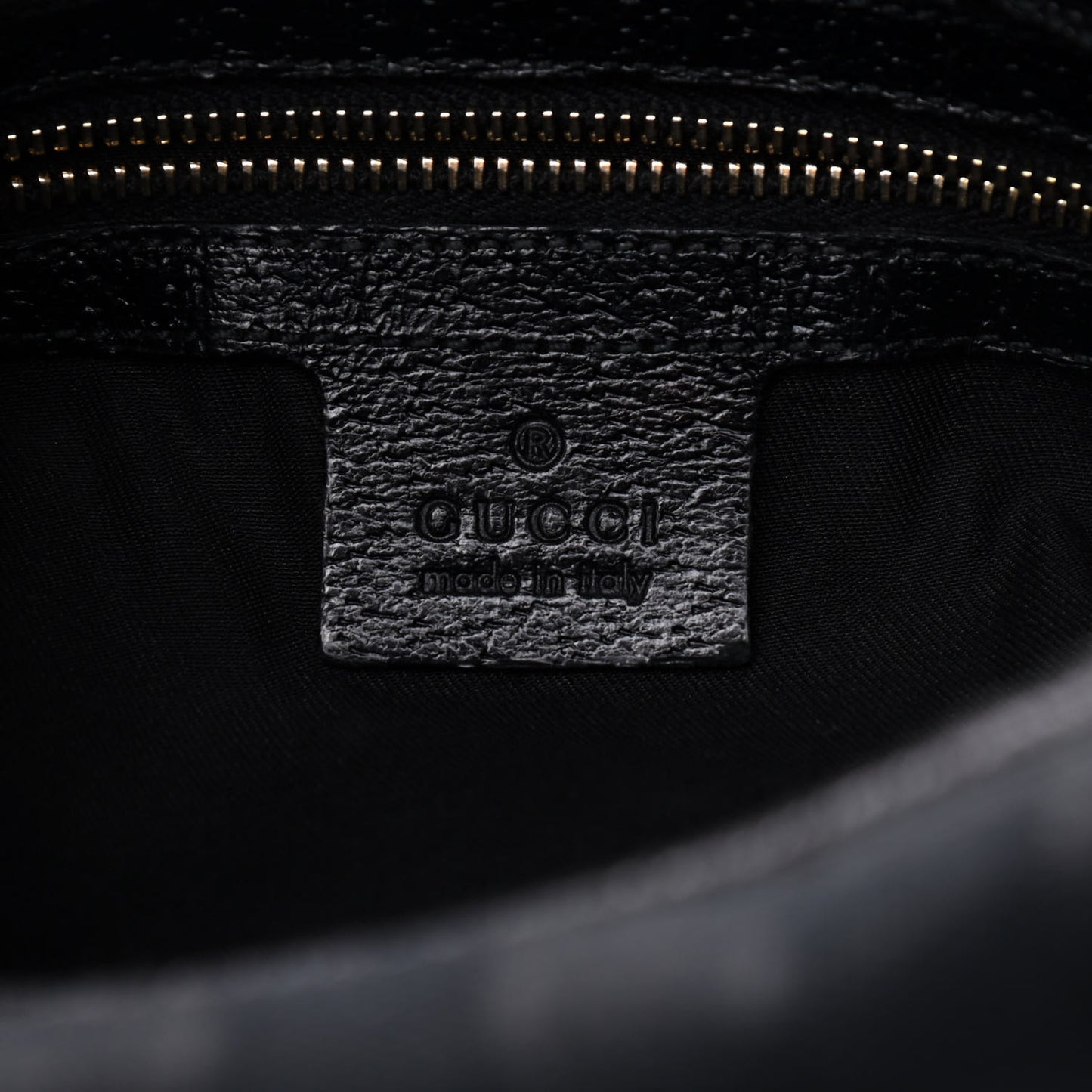 Monogram Bamboo Ring Hobo Black