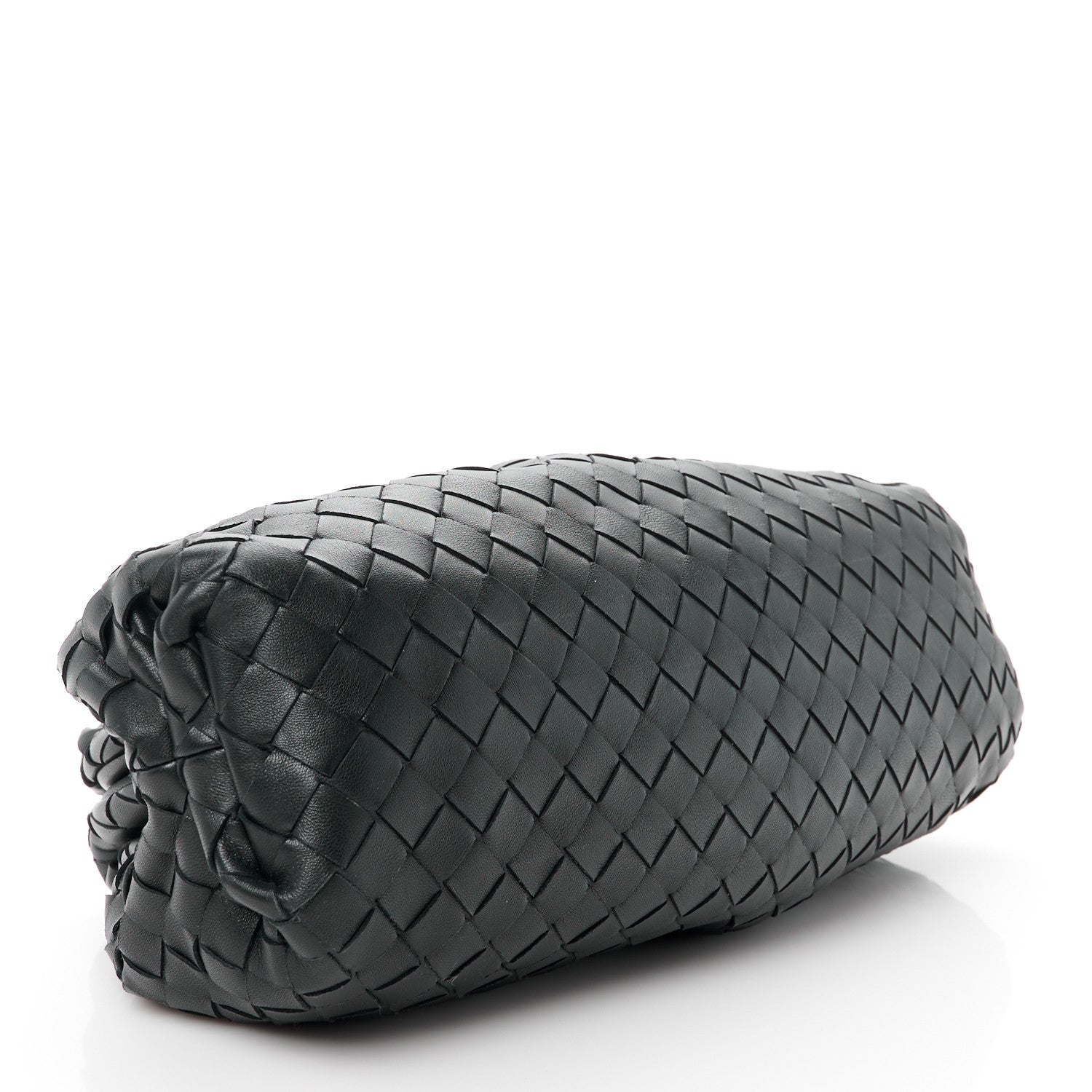 Bottega Veneta Nappa Maxi Intreccio The Pouch Oversized Clutch Black 4 of 11