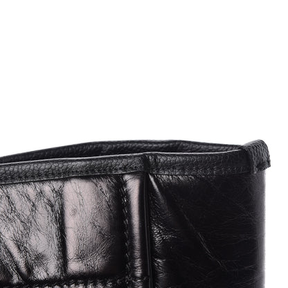 Chanel Glazed Calfskin Small Deauville Tote Black 12 of 14