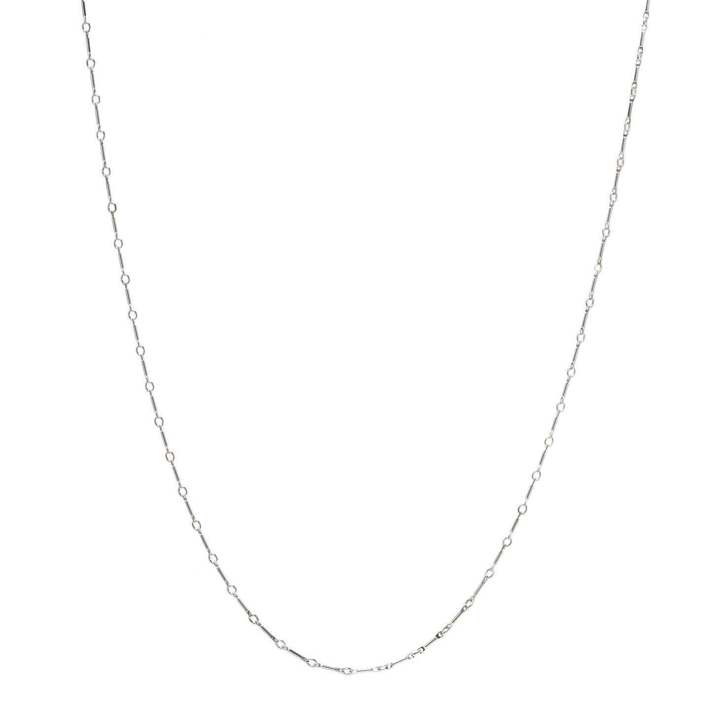 Sterling Silver Chain Necklace 24"