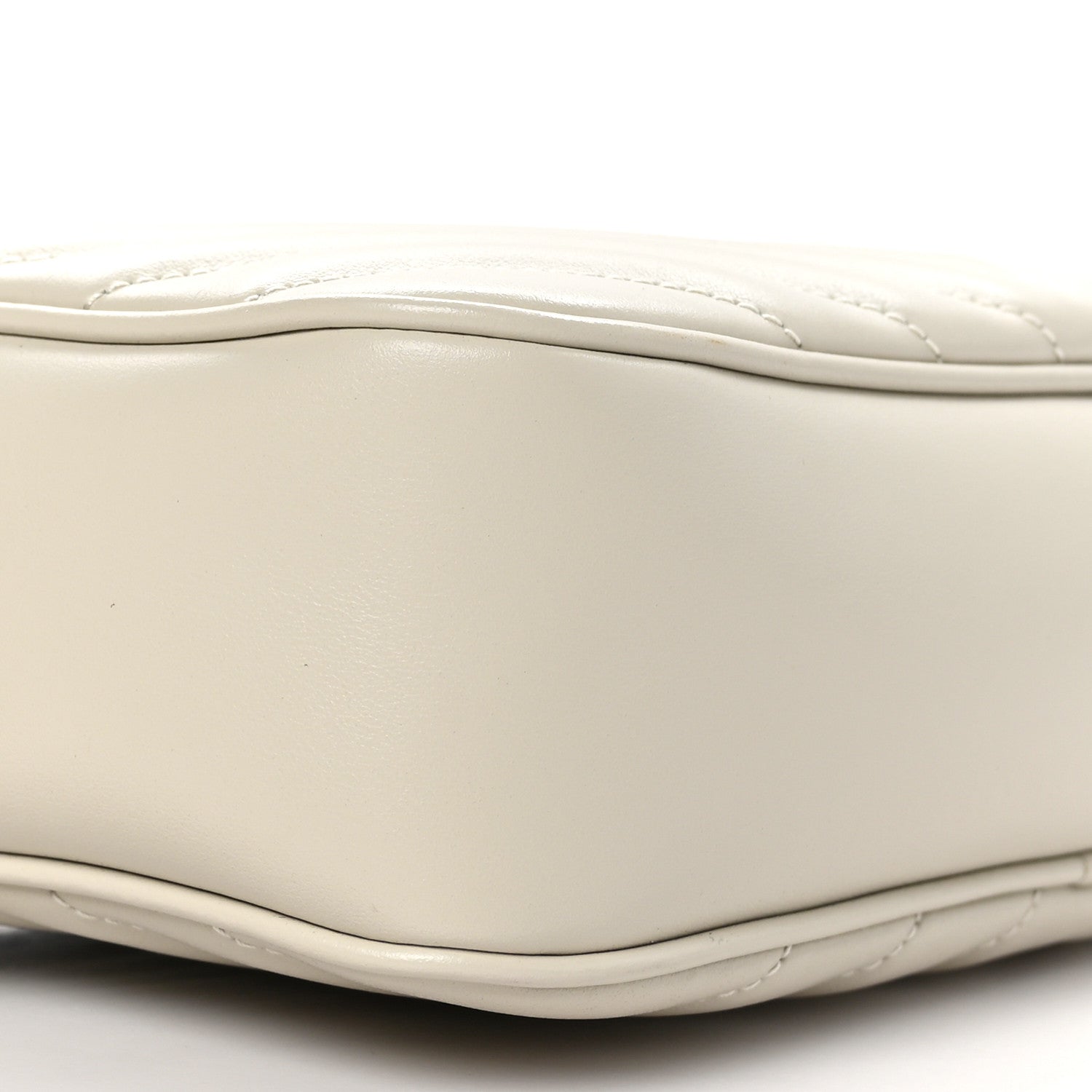 Saint Laurent Calfskin Matelasse Monogram Lou Camera Bag Crema Soft 9 of 10
