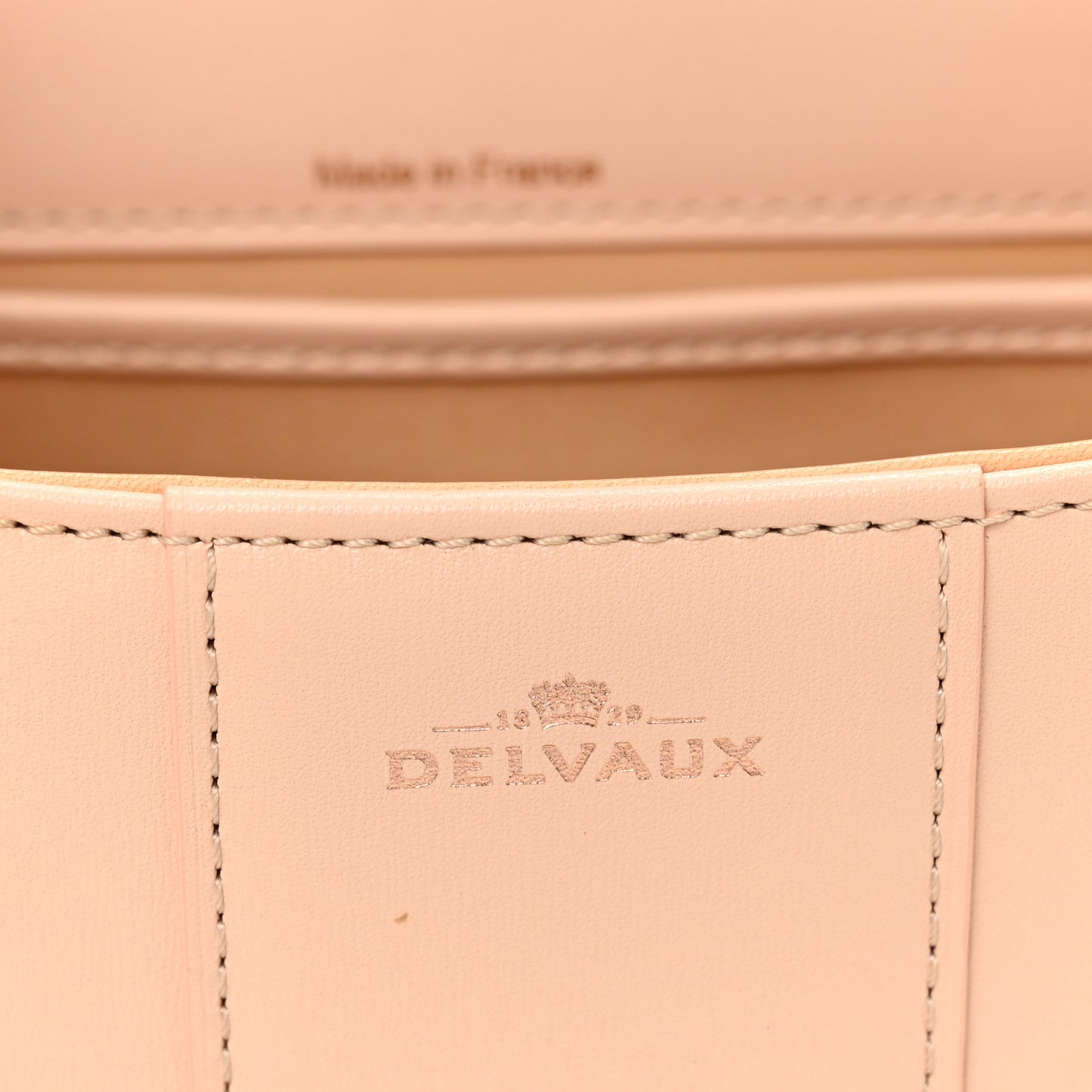 Box Calfskin Mini Brillant Satchel Nude