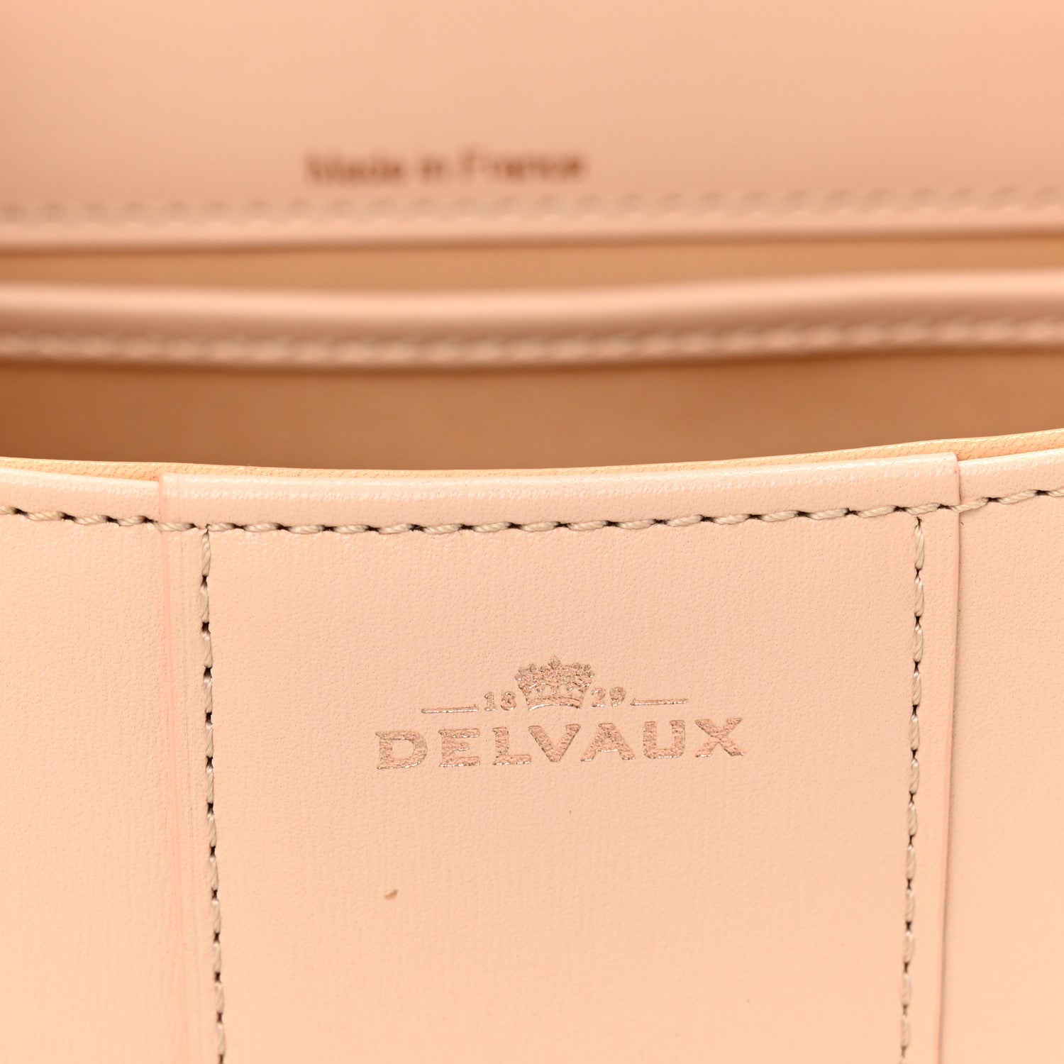 Delvaux Box Calfskin Mini Brillant Satchel Nude 6 of 11