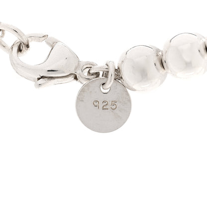 Tiffany Sterling Silver Hardwear Graduated Ball Necklace 5 of 5