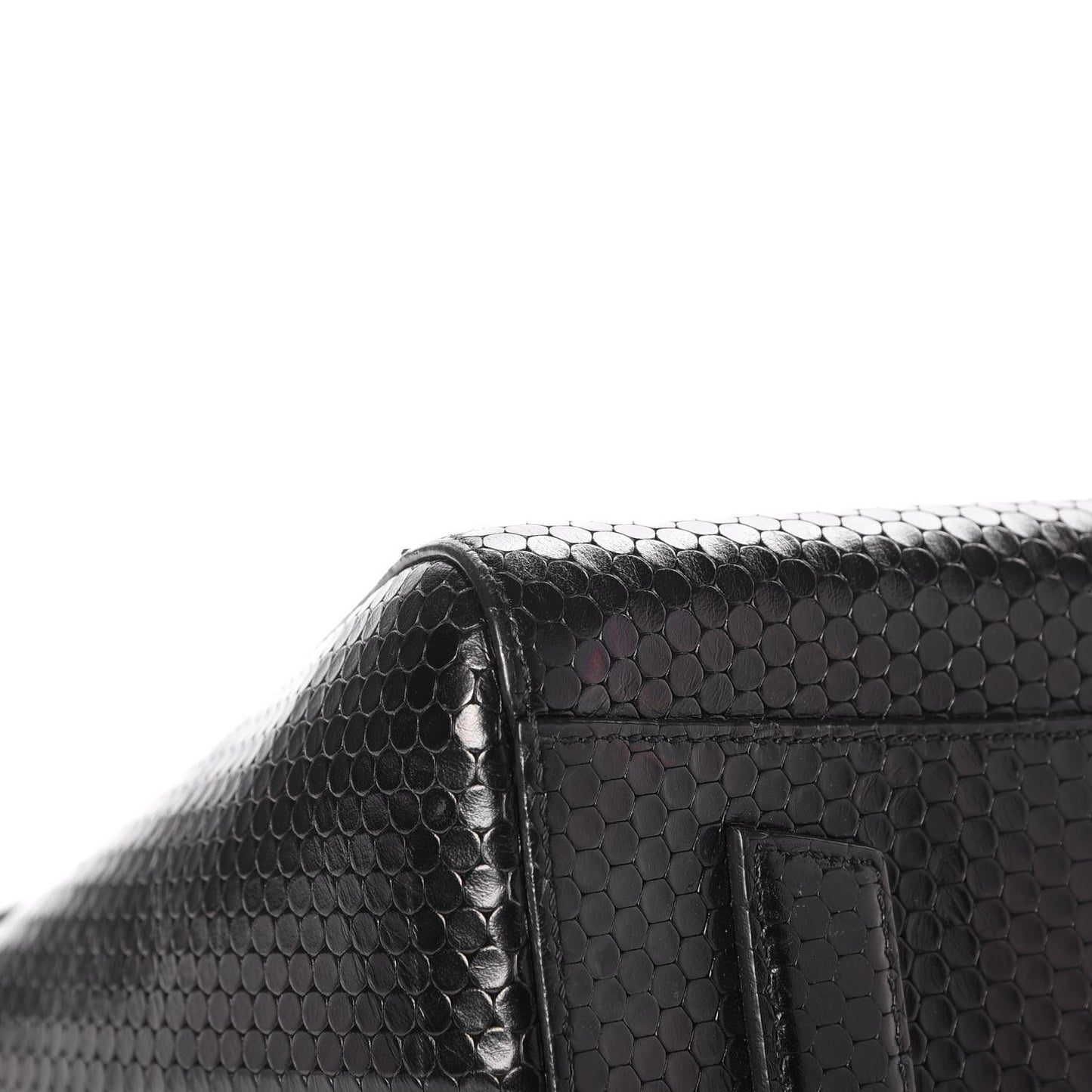Calfskin Dot Embossed Small Antigona Black