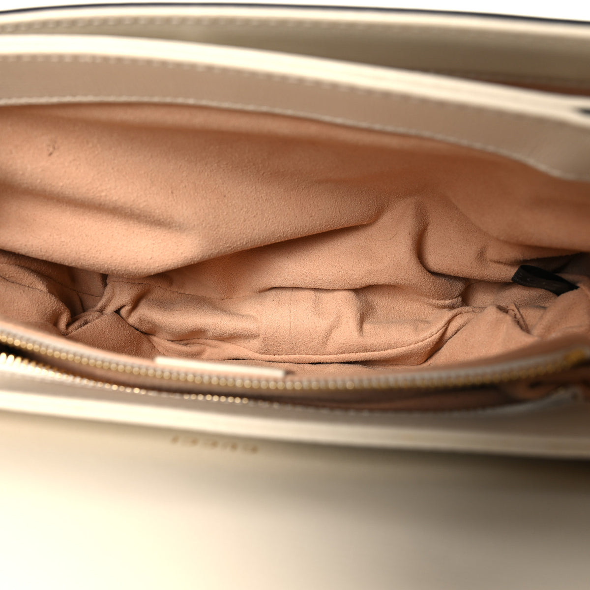 GG Supreme Monogram Horsebit 1955 Shoulder Bag Beige Mystic White