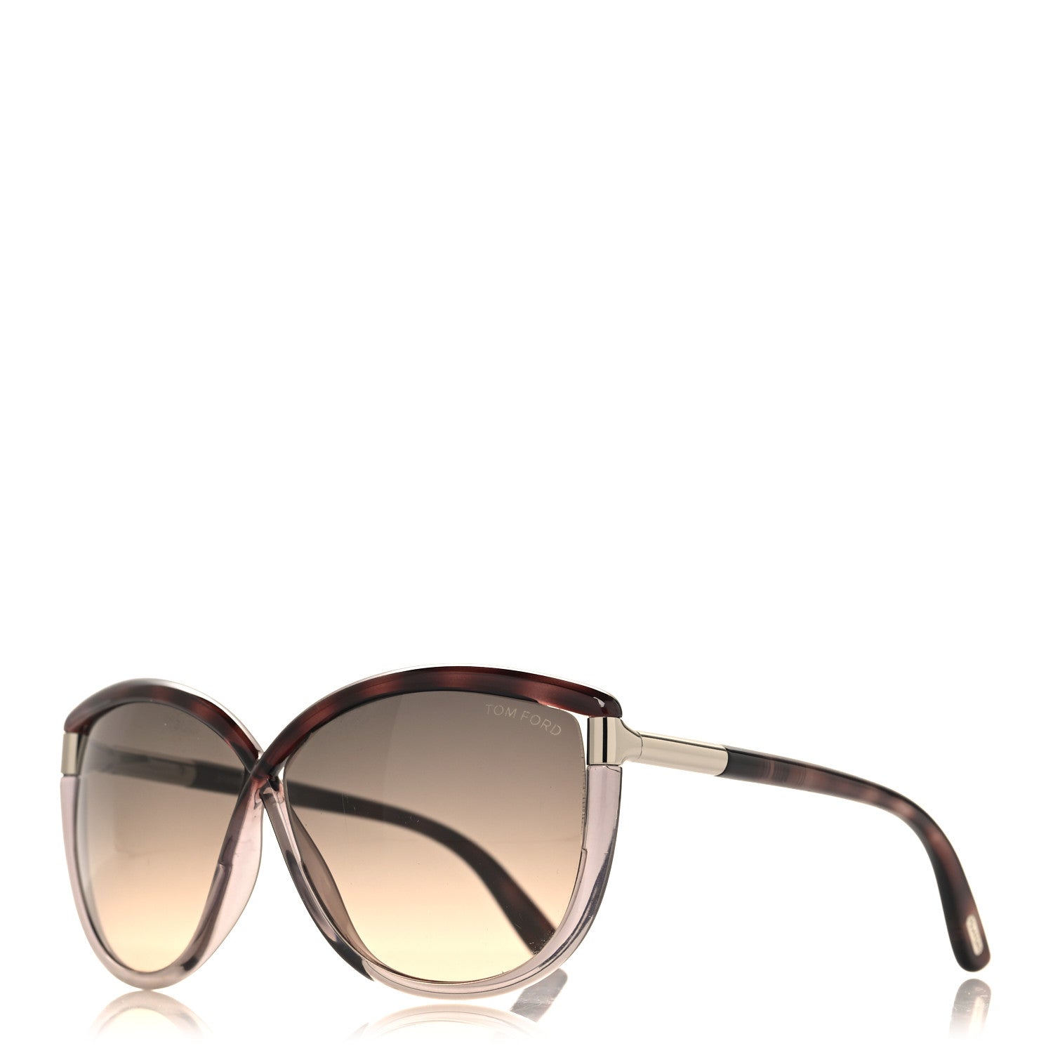 Tom Ford Abbey Sunglasses TF327 Havana Grey 1 of 7