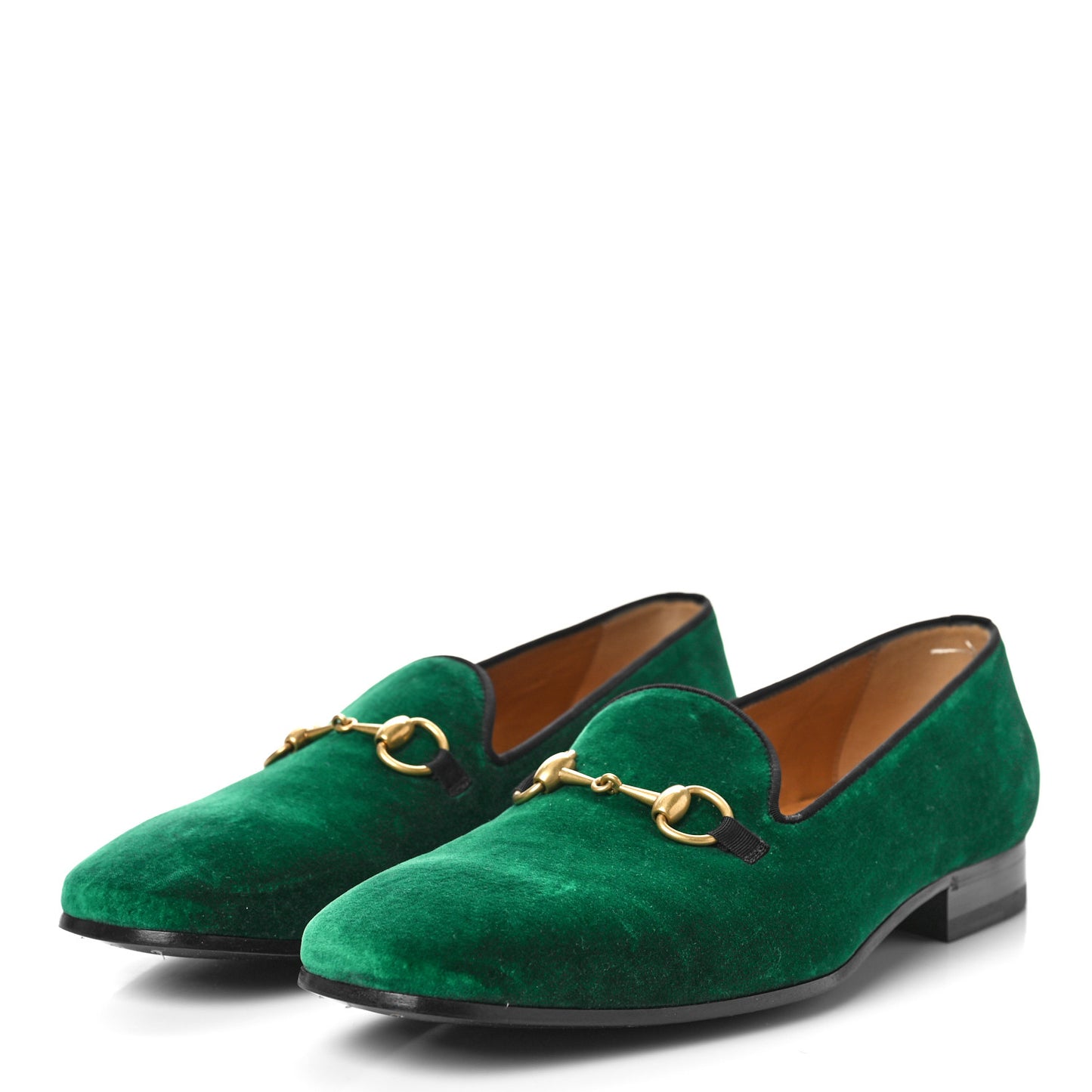 Softy Velvet Horsebit Mens Jordaan Loafers 9 Green Gemstone Black