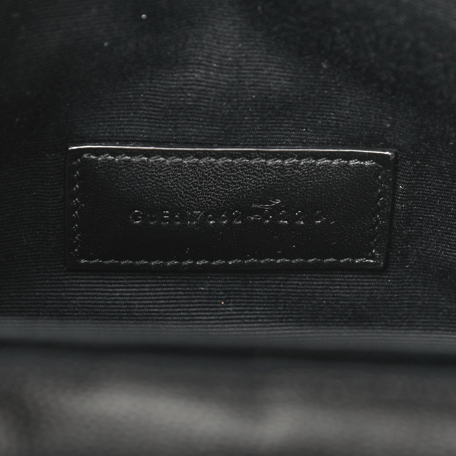Saint Laurent Grain De Poudre Matelasse Chevron Monogram Envelope Clutch Black 7 of 8