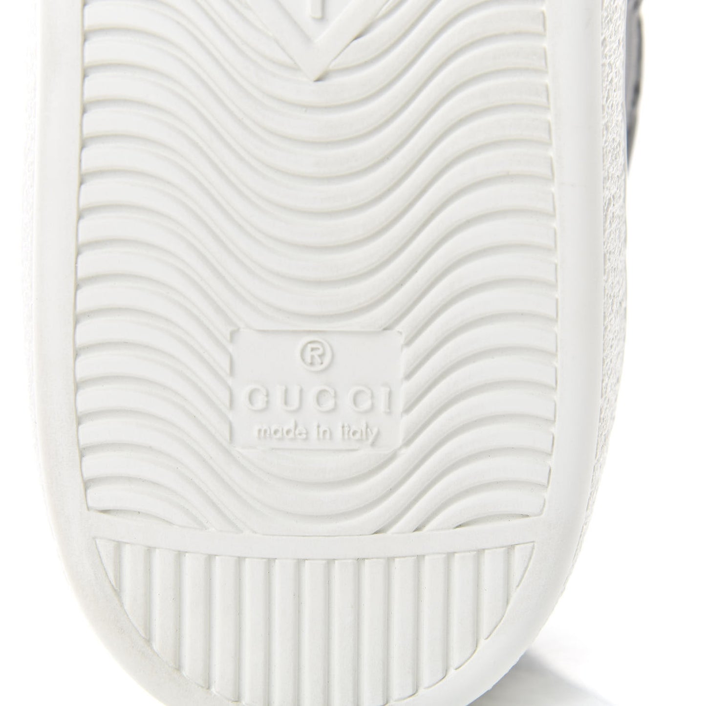 Guccissima Signature Web Mens Ace Sneakers 11 Melange Platinum