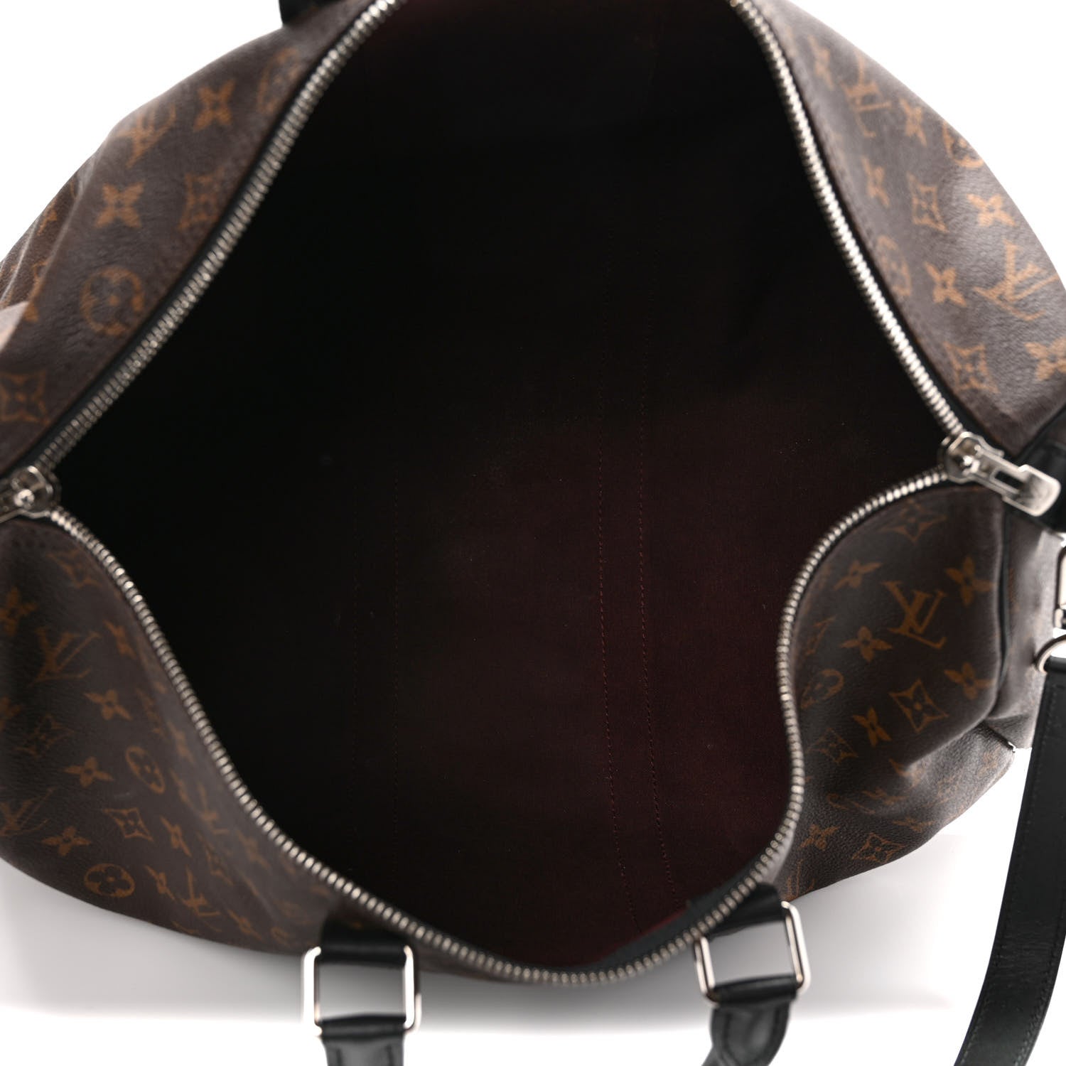 Louis Vuitton Monogram Macassar Keepall Bandouliere 45 5 of 10