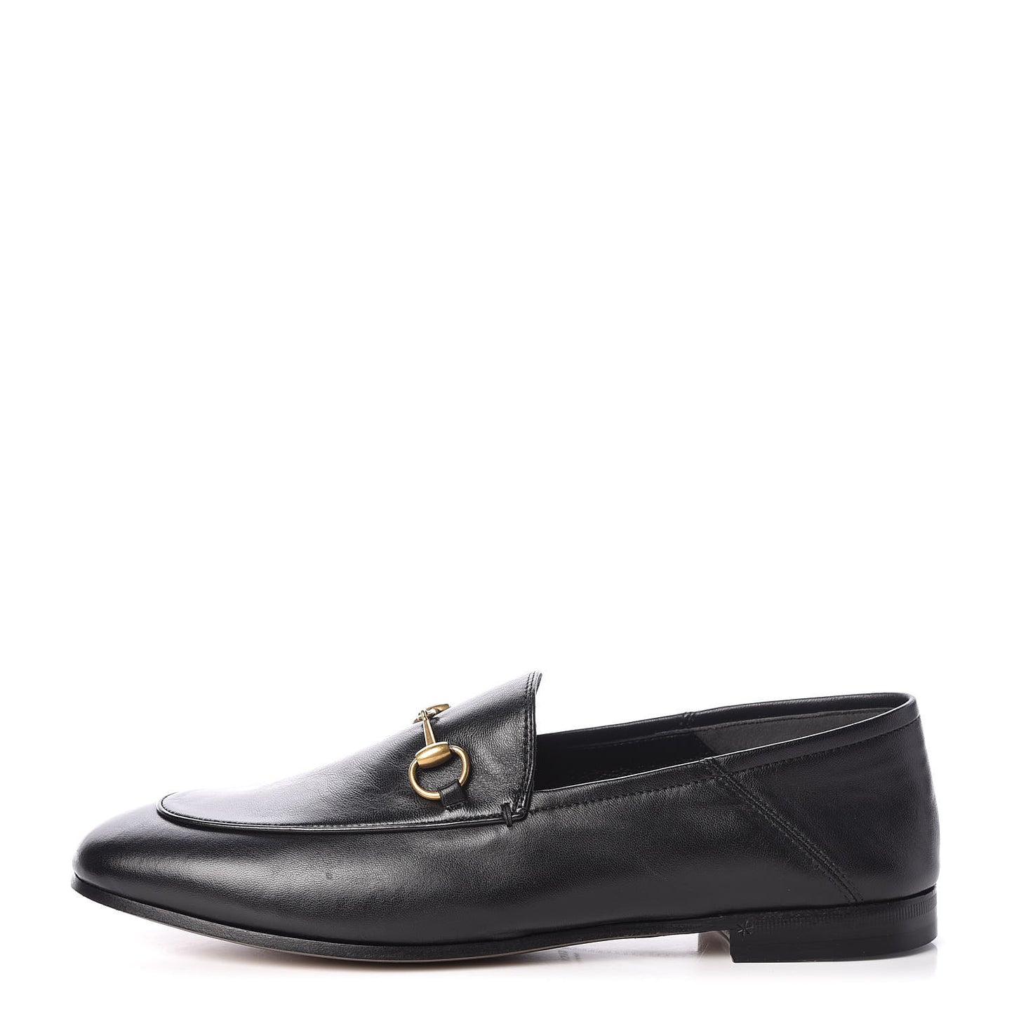 Lambskin Womens Brixton Horsebit Loafers 39 Black