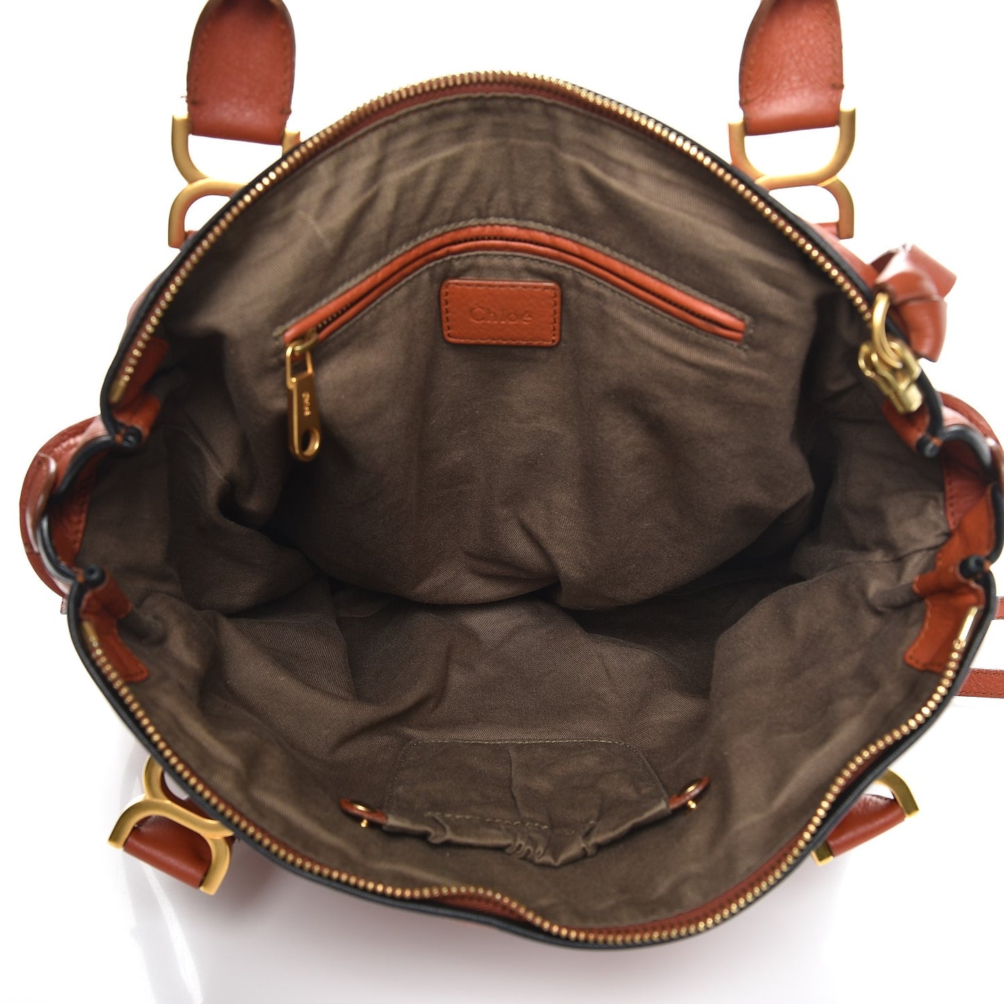 Calfskin Braided Large Marcie Satchel Whiskey